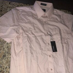 Men’s Blush short sleeved button down-L